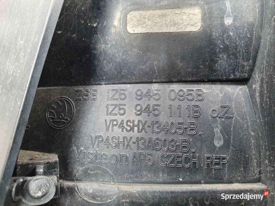 LAMPA LEWA TYŁ SKODA OCTAVIA II 1Z594509B Lipno
