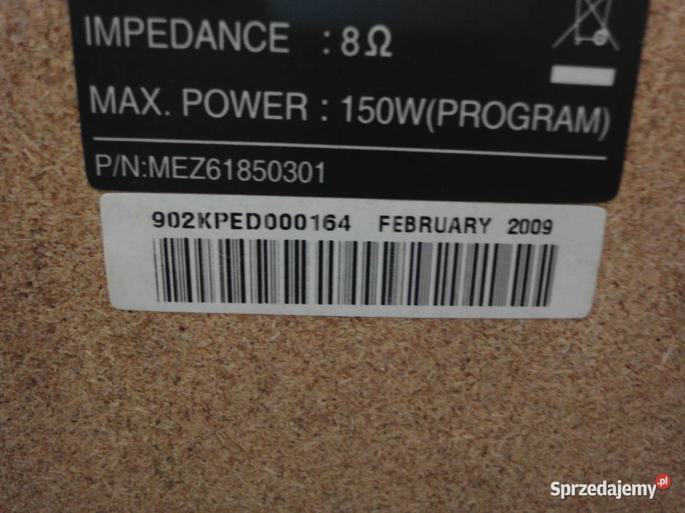 Subwoofer pasywny LG czarny Kraków