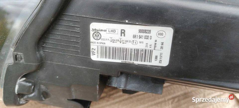 Lampa Przod Xenon Led Vw Polo V 6R 0916r Europa