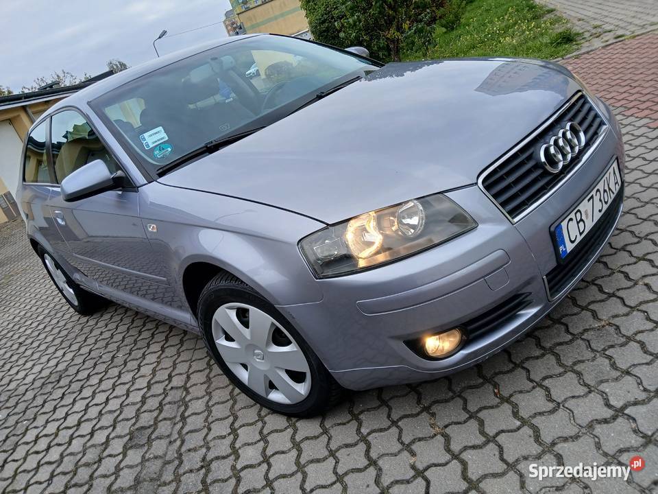 AUDI A 3 8P 16MPI 20032004 zadbana klimatronik welurowa tapicerka Bydgoszcz
