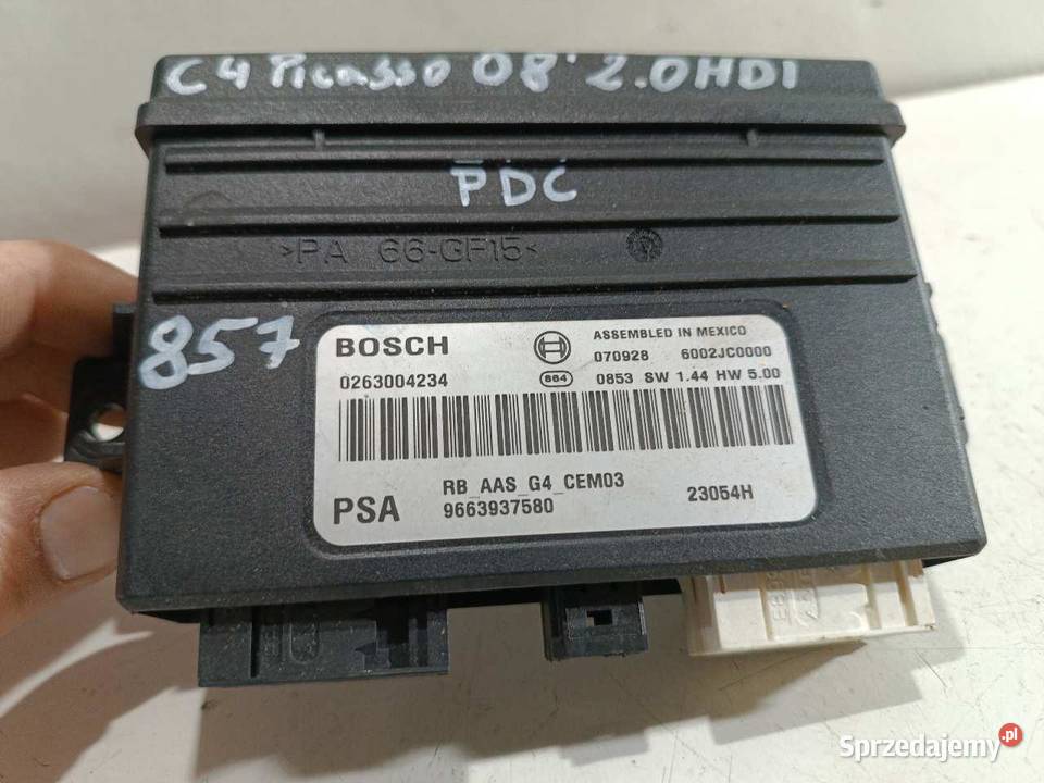 MODUŁ PDC CITROEN C4 PICASSO 9663937580