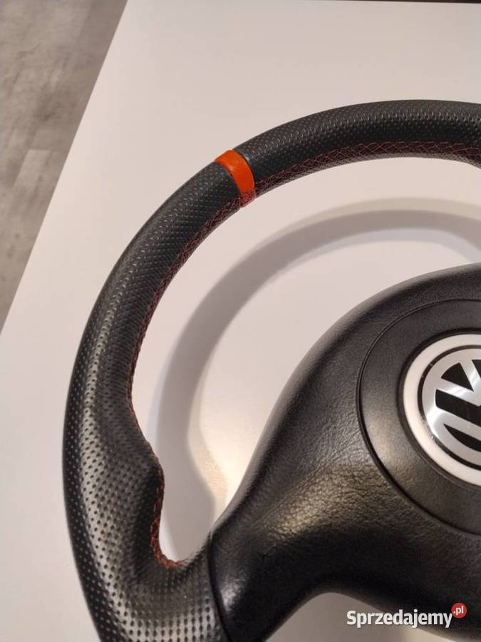 VW Golf Passat Skoda kierownica obszyta skórą osobowe