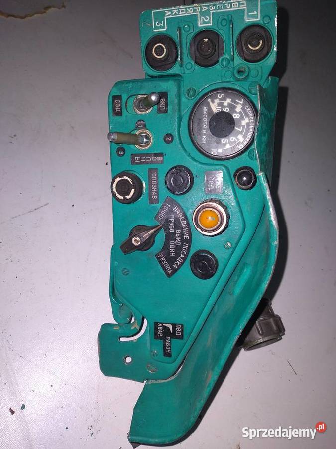 Kokpit samolotu Mig21 zegary Mig 21 Dąbki