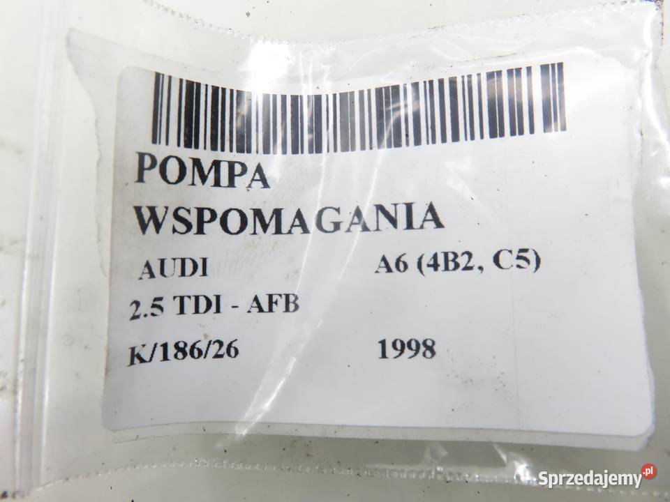 POMPA WSPOMAGANIA AUDI A6 4B2 C5 25 TDI AFB Pompy wspomagania