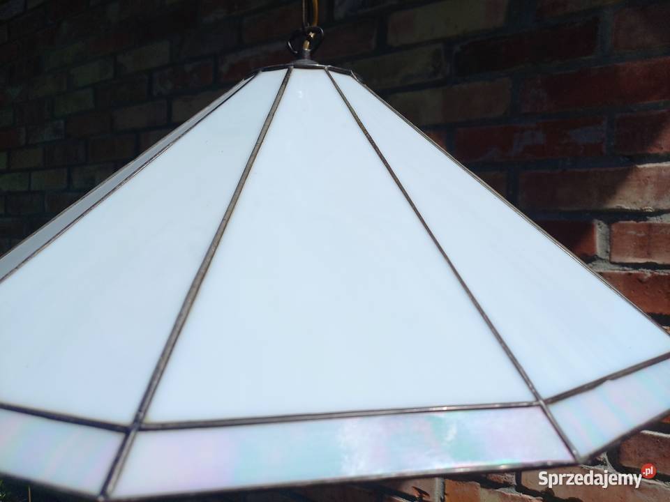 Żyrandol witrażowy duży Lampa wisząca 575 Lampy wiszące Gawroniec