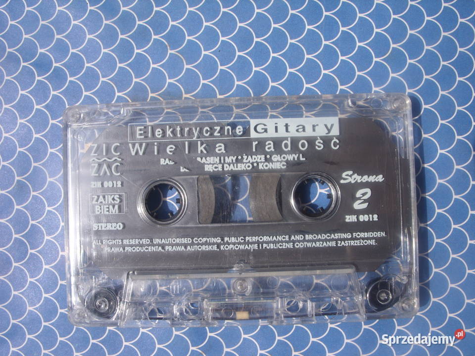 Kaseta ELEKTRYCZNE GITARY WIELKA RADOSC 1991 kaseta dolnośląskie Wołów