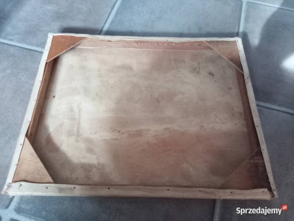 Stary obraz na płótnie Świdnica