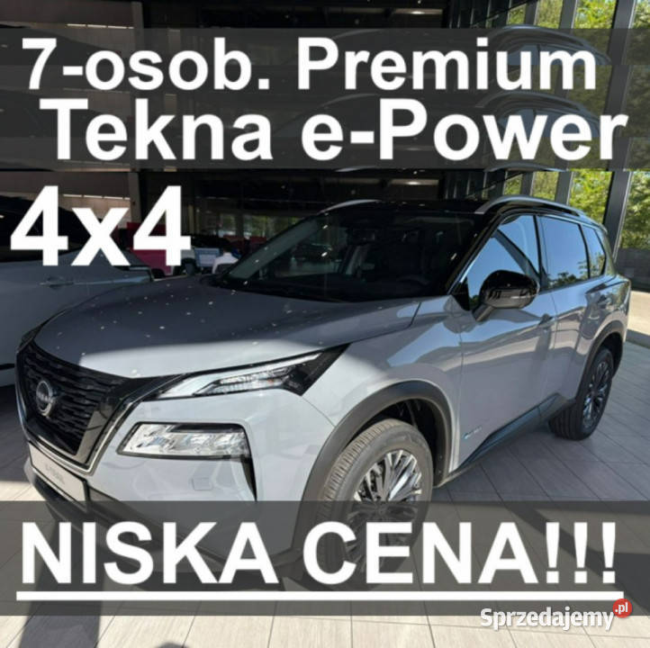 Nissan XTrail 7osob ePower 4x4 213 Tekna Pakiet czujnik deszczu Szczecinek