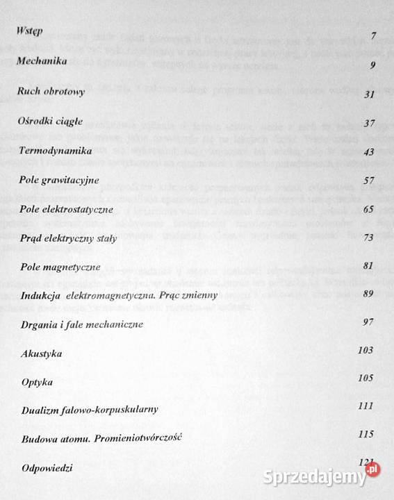 Zadania testowe z fizyki Janusz Kopecki Chełm