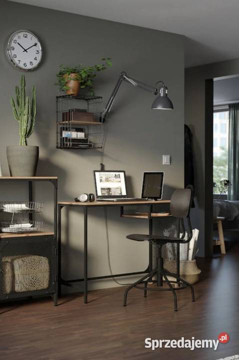 FJLLBO Stolik na laptop czarny 100x36 Krubin