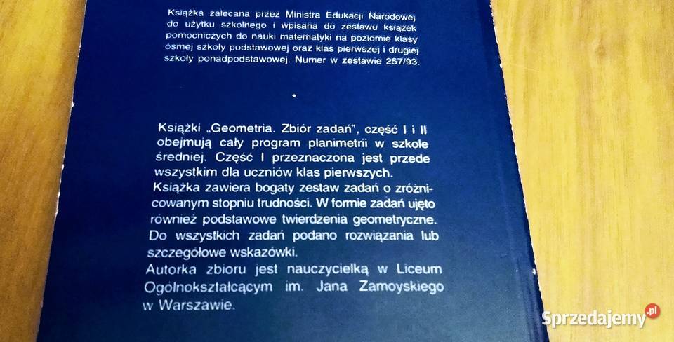 Geometria zbiór zadań Cz 1 Maria Małek Gdańsk