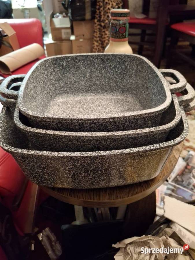 Komplet garnków granitowych Przybory kuchenne Warszawa