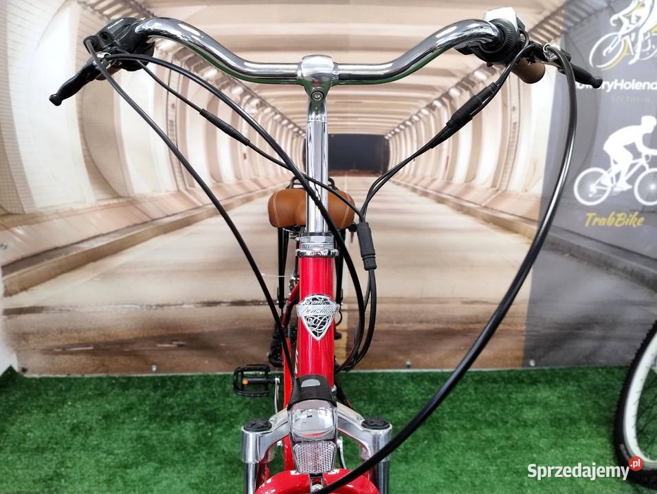 Rower elektryczy LUX CZERWONY 250W koło 26 rama Elektryczne Szczucin