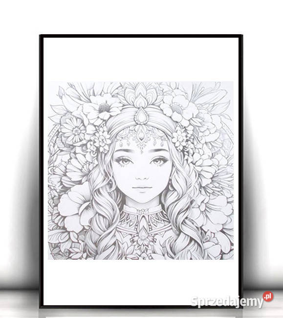 boho plakat z dziewczyną sprzedam
