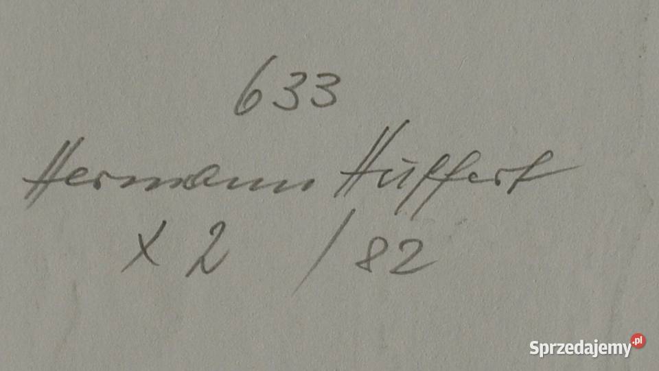 zbiór 6 exlibrisów Hermann Huffert lata 7080 Malarstwo sprzedam