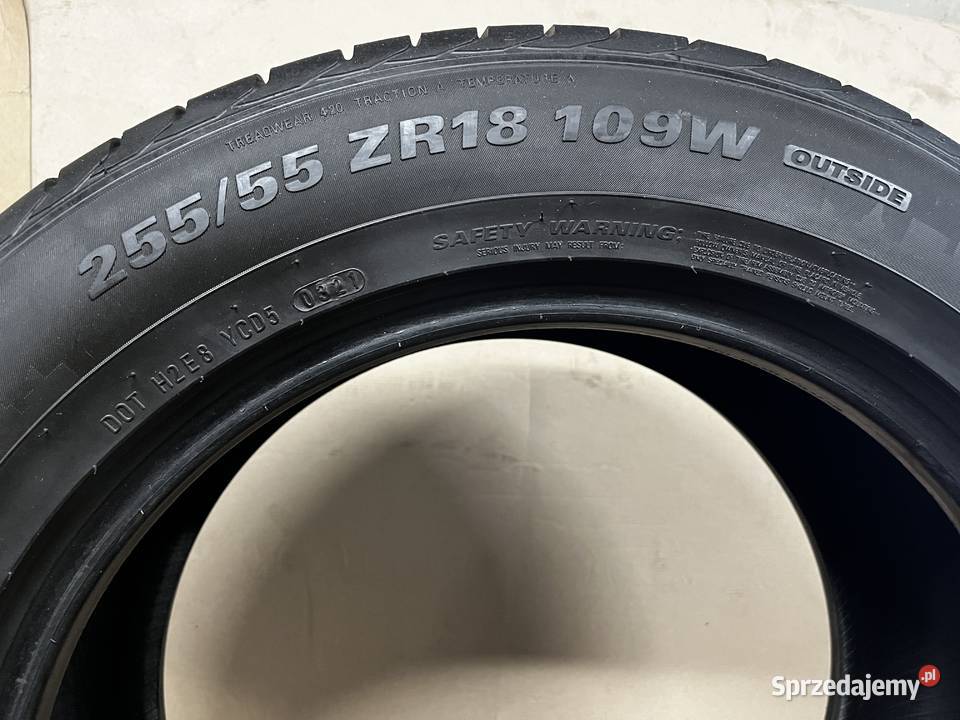 Kumho Crugen HP91 25555 ZR18 109W XL 2021r LATO lato sprzedam