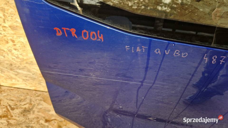 FIAT QUBO DRZWI TYŁ TYLNE PRAWE PRAWY wielkopolskie Słowikowo