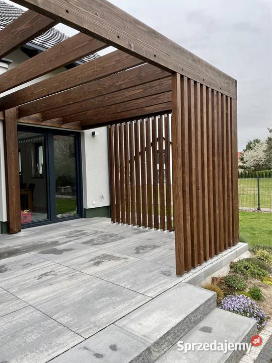 Zadaszenie tarasu altana ogrodowa 8x4 małopolskie
