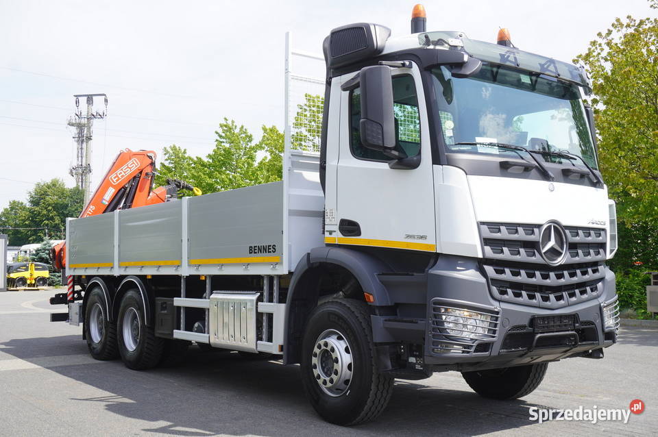 MercedesBenz Arocs 2633 burtowy HDS FASSI tempomat małopolskie Kraków