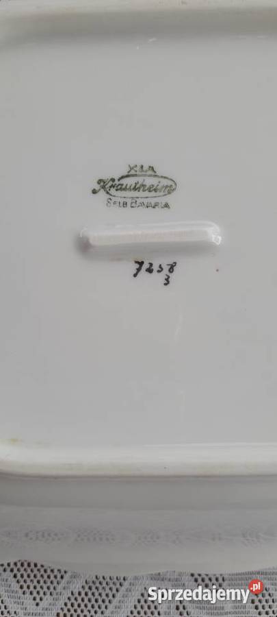 SALATERKA ze szlachetnej porcelany KA Krautheim Warszawa