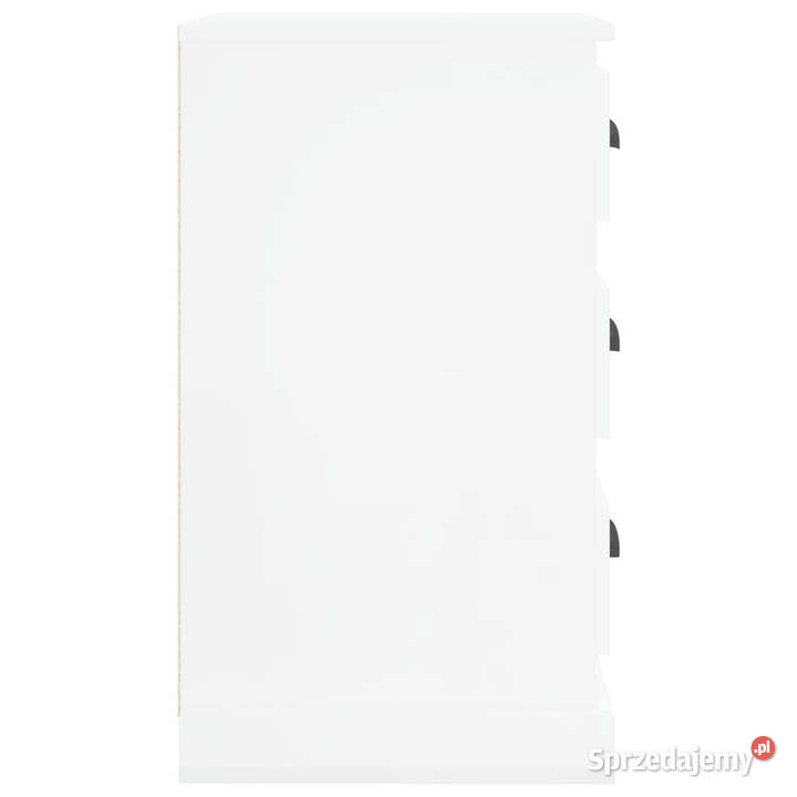Szafka nocna wysoki połysk biała 39x39x67