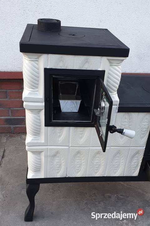 Klaudia kaflowa kuchnia przenośna w stylu retro Dom i Ogród Wałbrzych