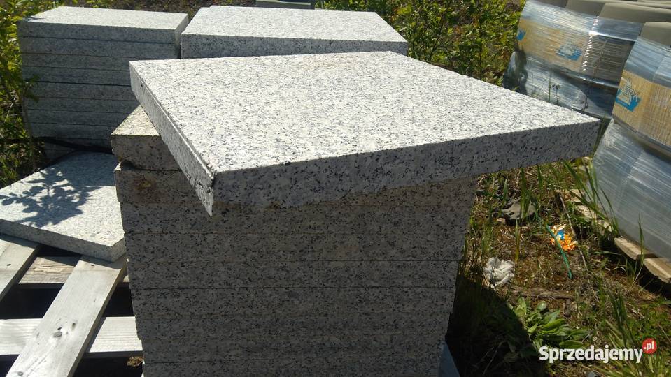 Płyty granitowa płomieniowa 50x50 warmińsko-mazurskie Gołdap
