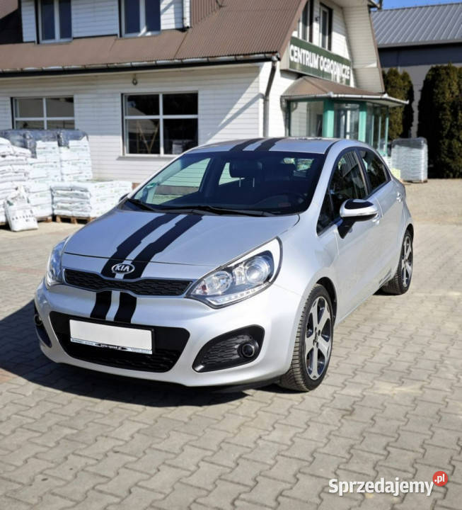 Kia Rio Navi Kamera Alu EURO 5 III 2011 srebrny Nowy Sącz