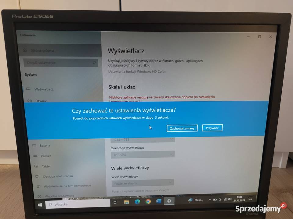 Monitor Iiyama 19 sprzedam
