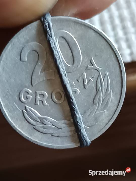 Sprzedam monete 20 groszy 1957 lekka skretka Chełm