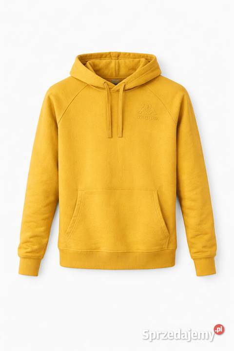 NOWA Kappa bluza męska S musztardowa hoodie z Rozmiar S Odzież sportowa Odzież i bielizna męska Błonie