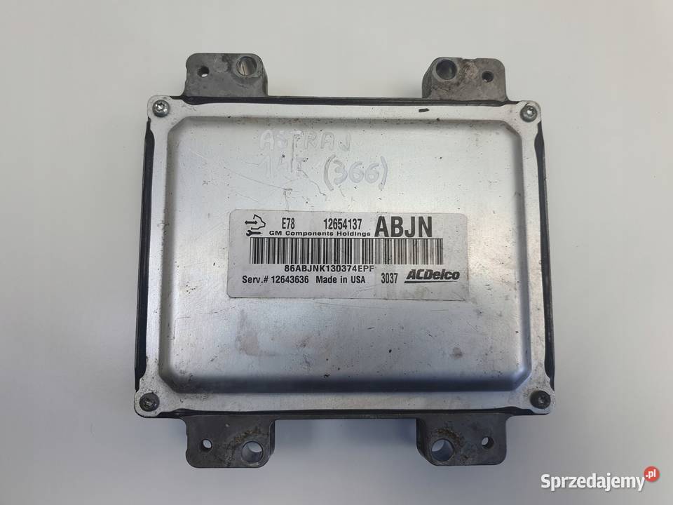 Opel Astra IV J 14 T turbo STEROWNIK SILNIKA Rudka