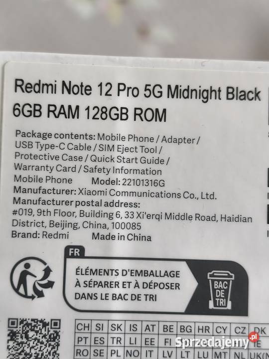 Xiaomi redmi note 12 pro Bytów