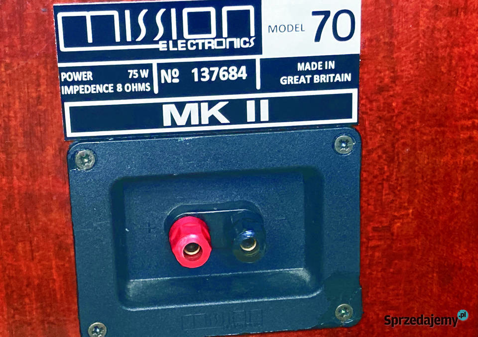 Kolumny głośnikowe MISSION 70 mk2 sprzedam