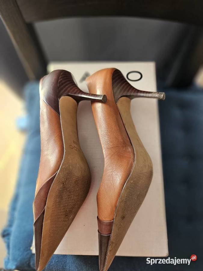 Szpilki ALDO Kovel23 w kolorze brązowym r38 skóra Warszawa