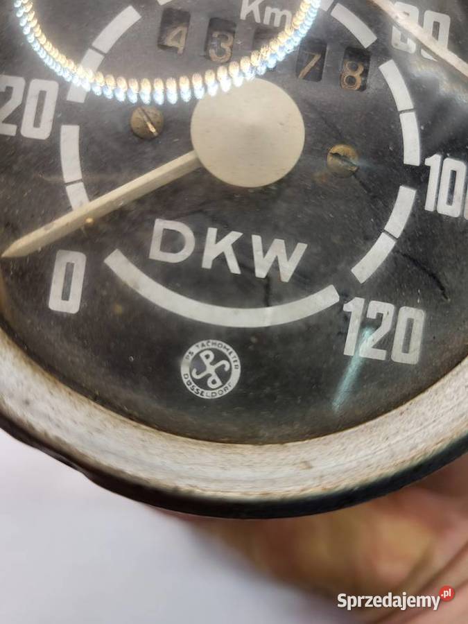 LICZNIK DKW TACHOMETER DKW KS SB DKW RT FI80 Liczniki śląskie Rybnik