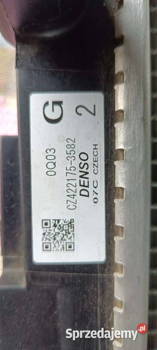 Chłodnica wody Citroen C1 Toyota Aygo Peugot 108