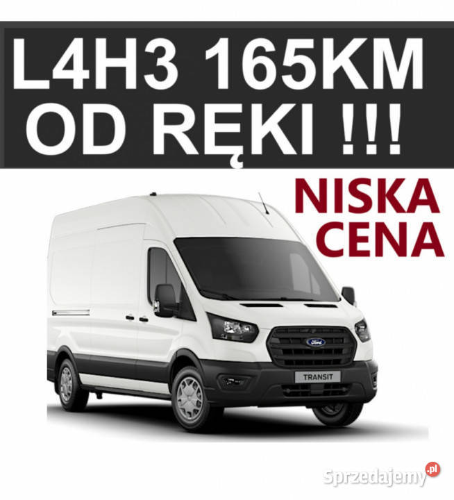 Ford Transit L4H3 165 Kamera Czujniki parkowania tempomat Szczecinek