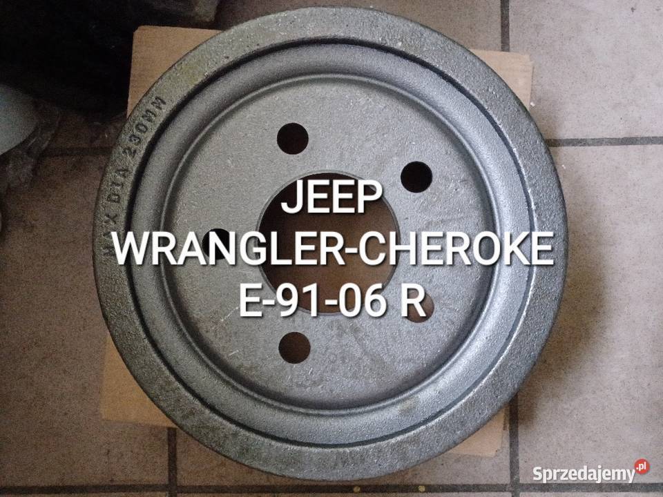 BĘBEN CHAMULCOWY TYLNY JEEP WRANGLER Kawnice