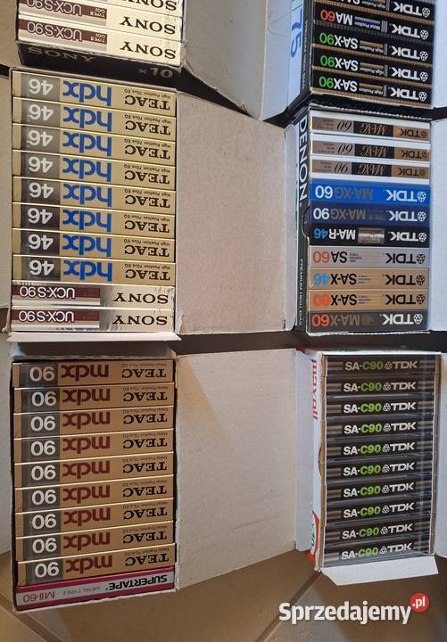 Kaseta TDK SONY DENON TEAC MARANTZ NATIONAL BASF Giżycko