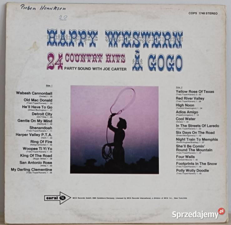Happy western a gogo winyl 24 country hits 1 płyta