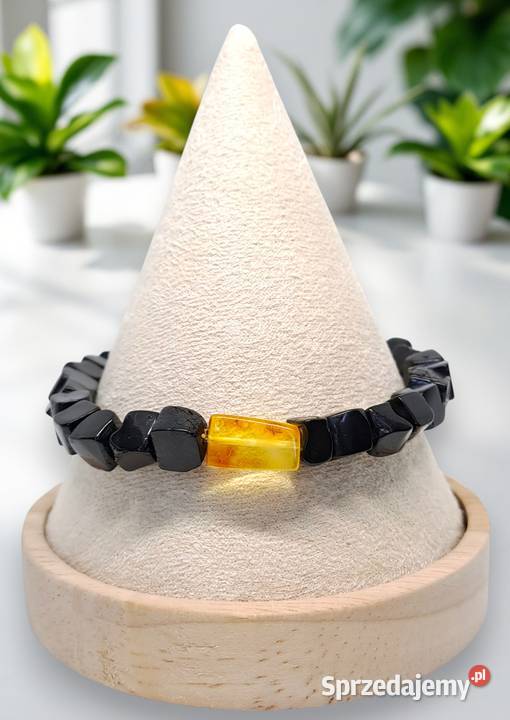 Bransoletka z bursztynu BURSZTYN bałtycki kostki Warszawa sprzedam