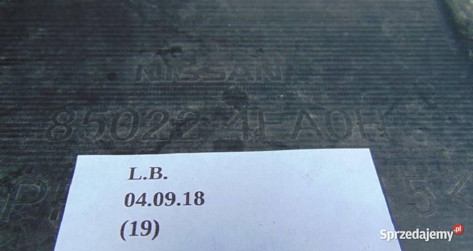 ZDERZAK TYŁ NISSAN QASHQAI II J11 2013 zderzaki Karoseria Nowy Tomyśl