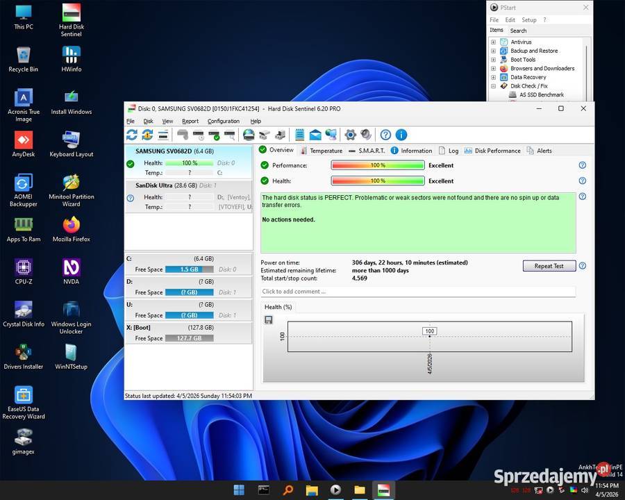 Dysk twardy Samsung SV0682D 68GB IDE ATA66 Retro Kraków