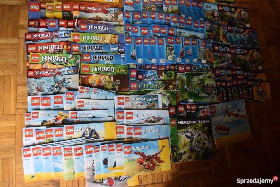LEGO PUDEŁKA INSTRUKCJE 11City Chima Ninjago Łódź