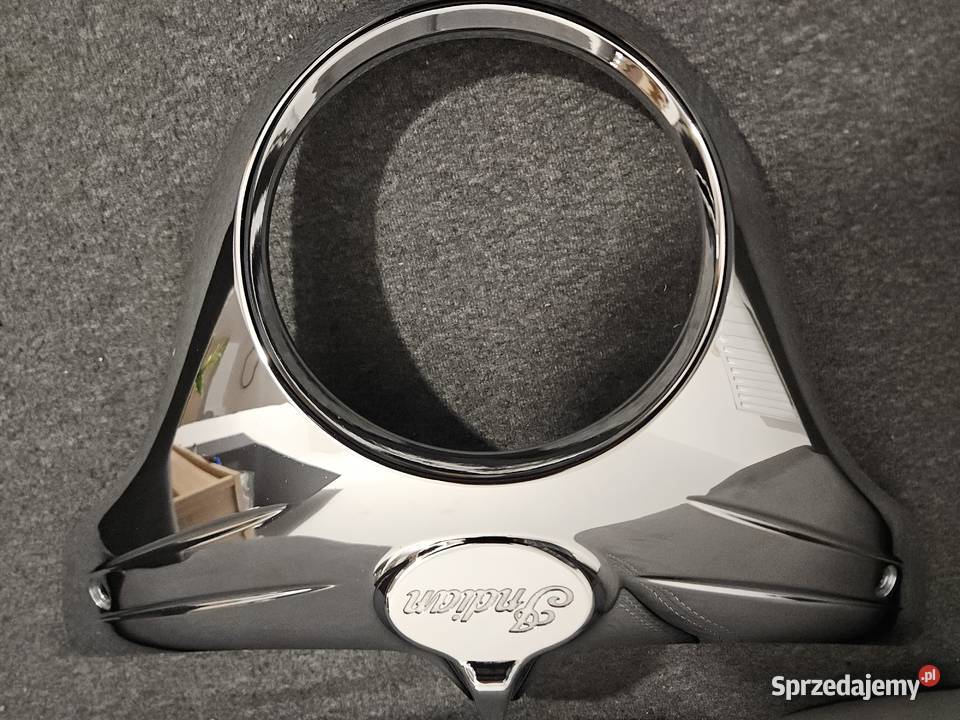 Indian osłona reflektora chrom czarny