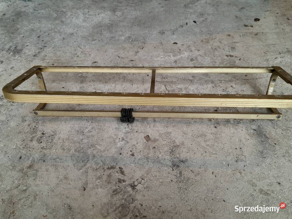 Stara aluminiowa półka z czasów PRL retro Dąbrowa Górnicza