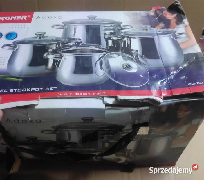 Komplet garnków wysokich beczułki Bergner 8el