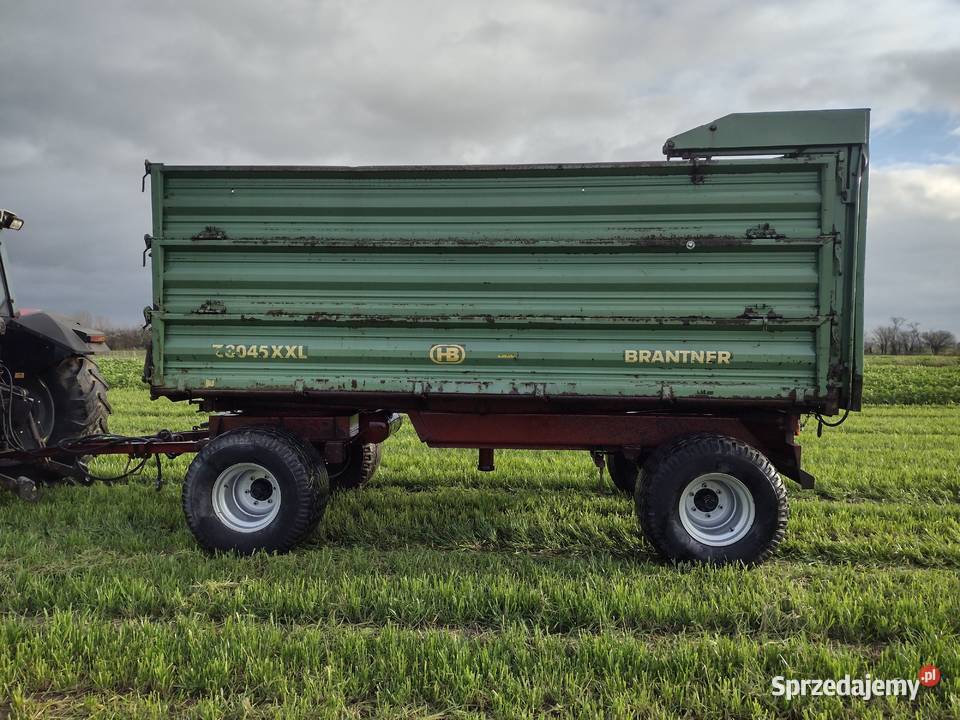 Przyczepa wywrotka 3 stronna Brantner 12ton Rolnictwo Sieradz
