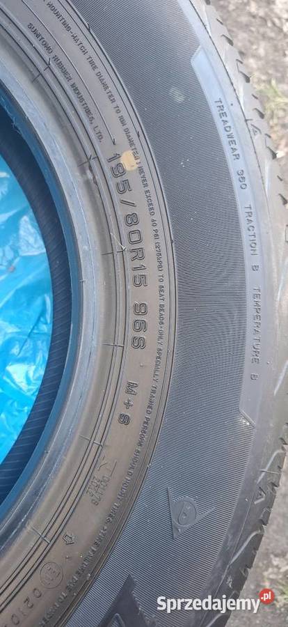Mam do sprzedania zestNowe 4 x Dunlop Grandtrek 195 Warszawa